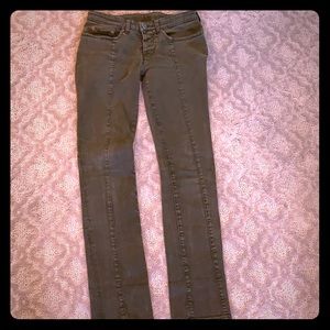Neil Barrett Military green jeans